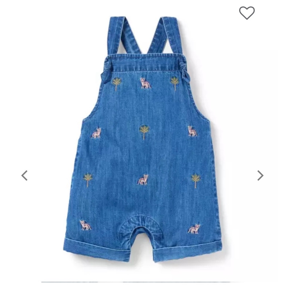 Janie and Jack Blue Denim Kids One Piece